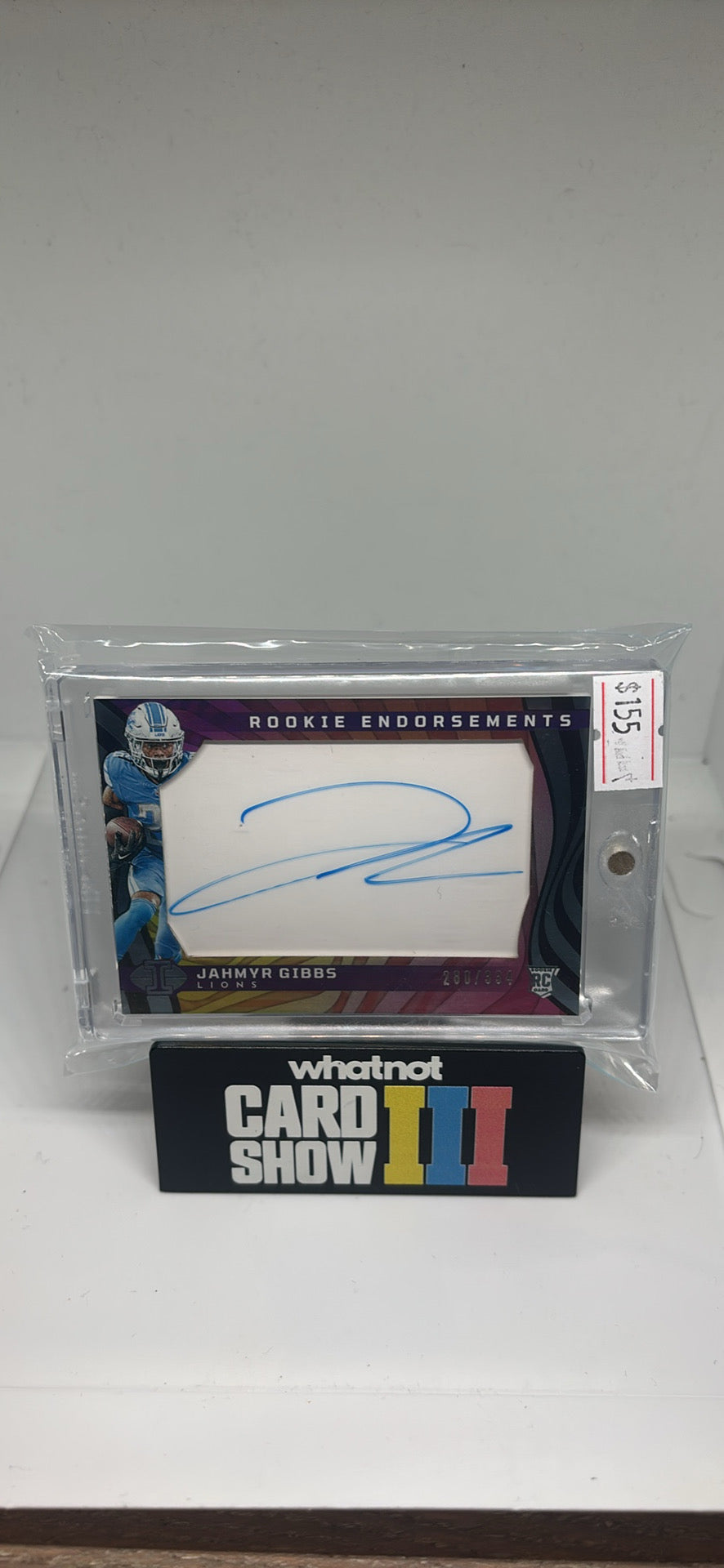Jahmyr Gibbs rookie endorsement /334