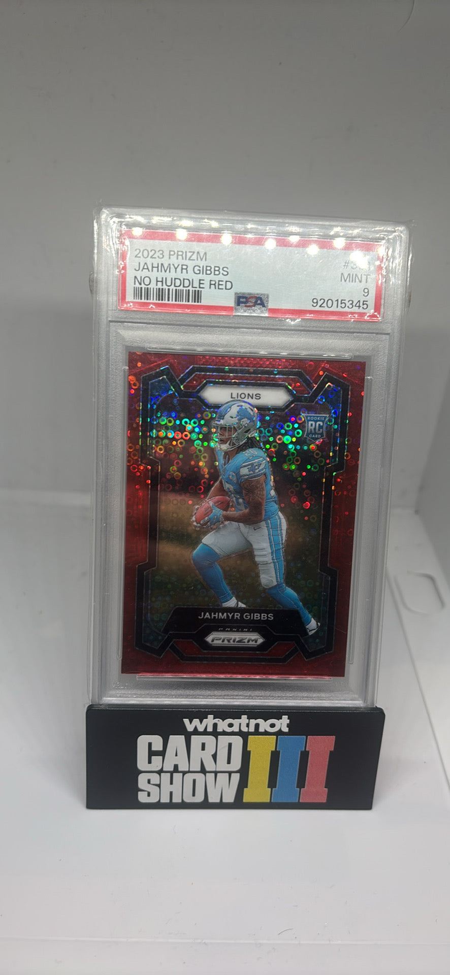 Jahmyr Gibbs no huddle /70 psa 9
