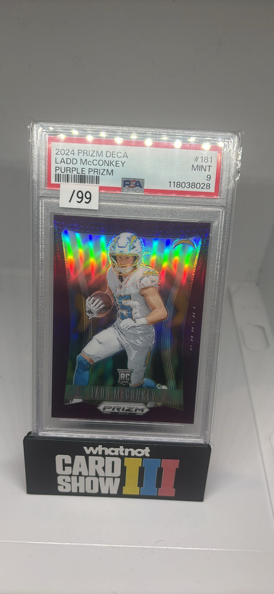 Ladd mcConkey purple prizm /99
