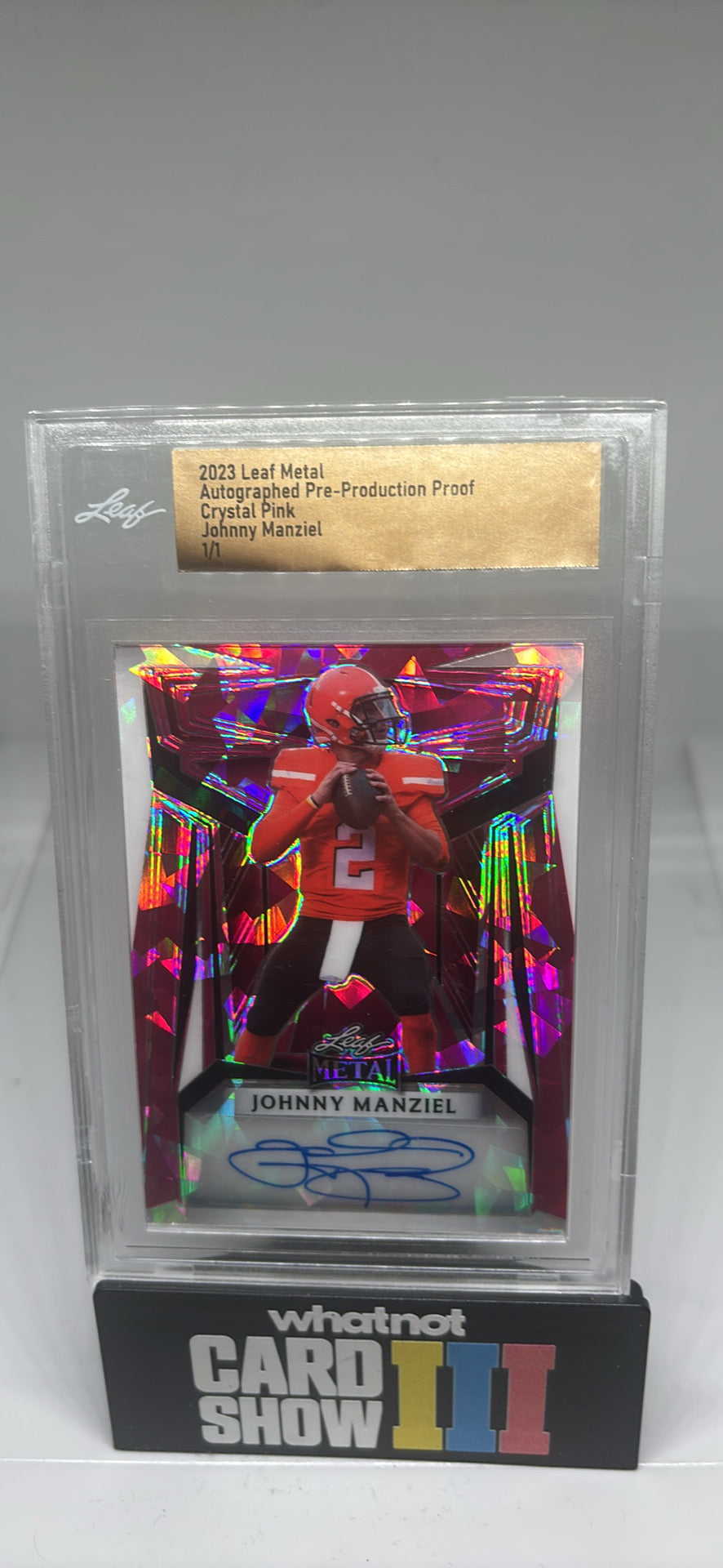 Johnny Manziel 1/1 auto