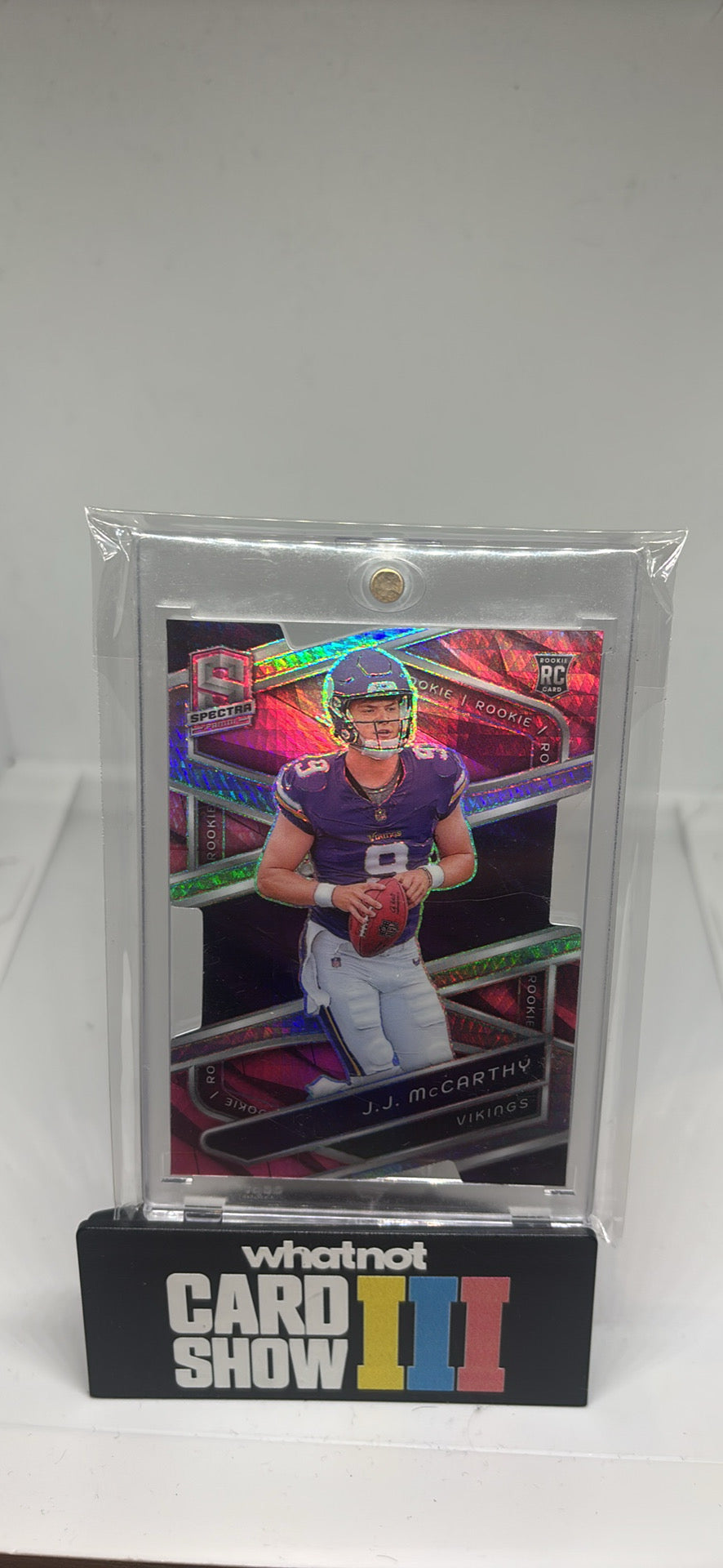 JJ McCarthy spectra rookie /20