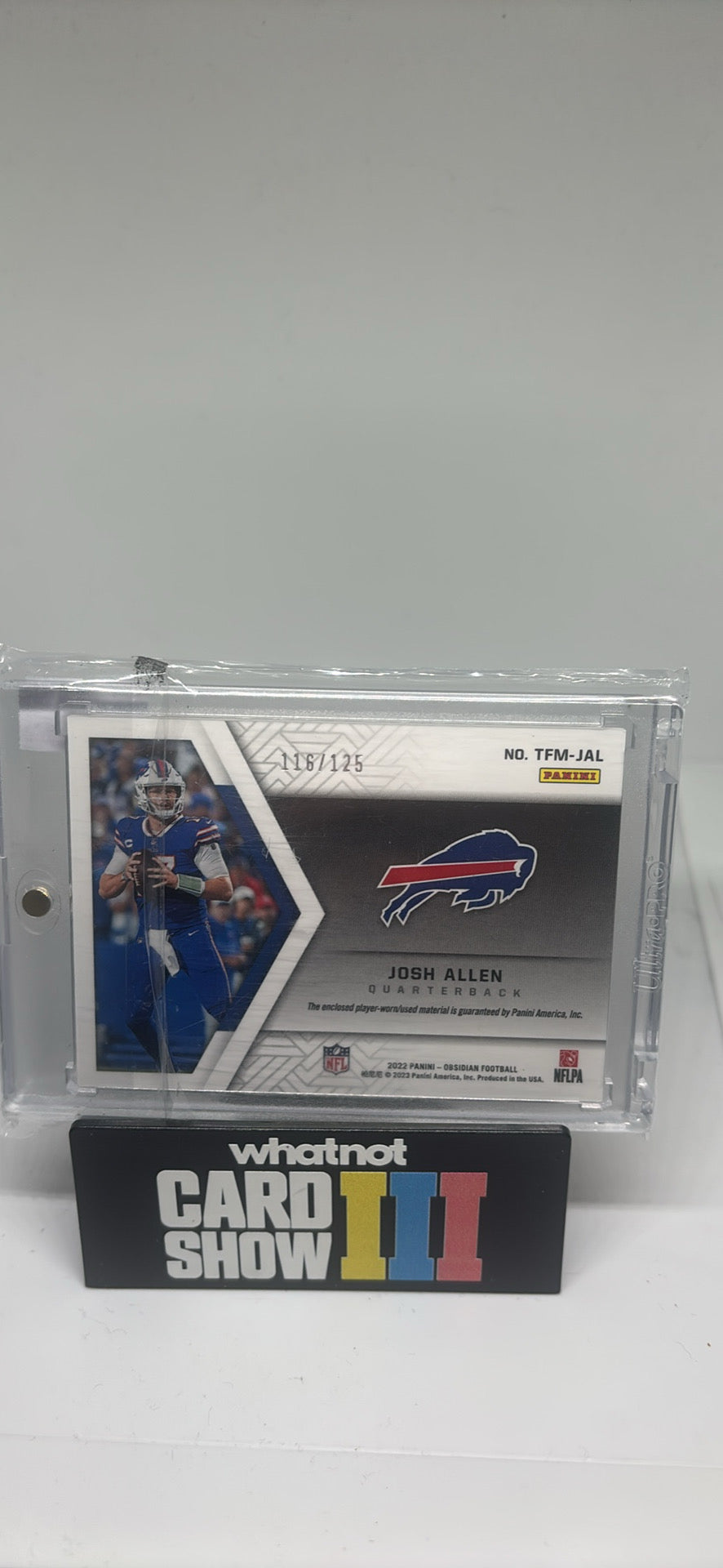 Josh allen obsidian patch /125
