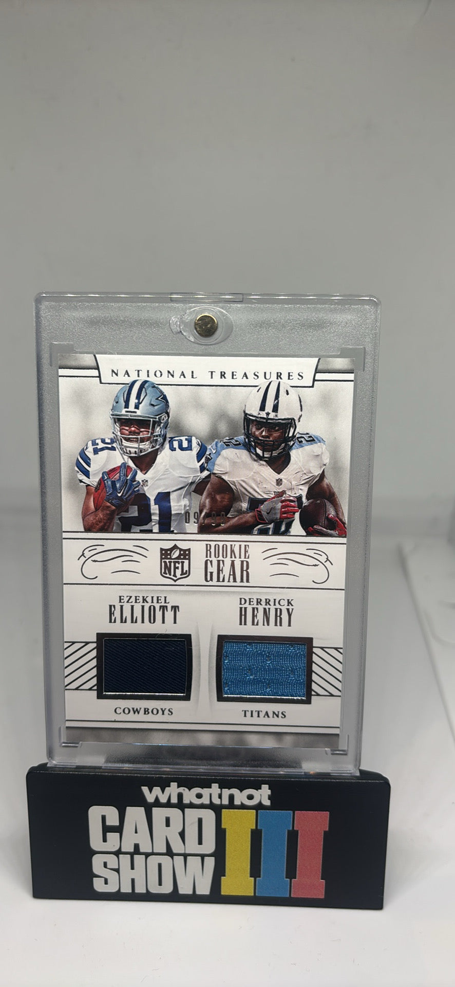 Derrick Henry Ezekiel Elliot dual rookie patch /99