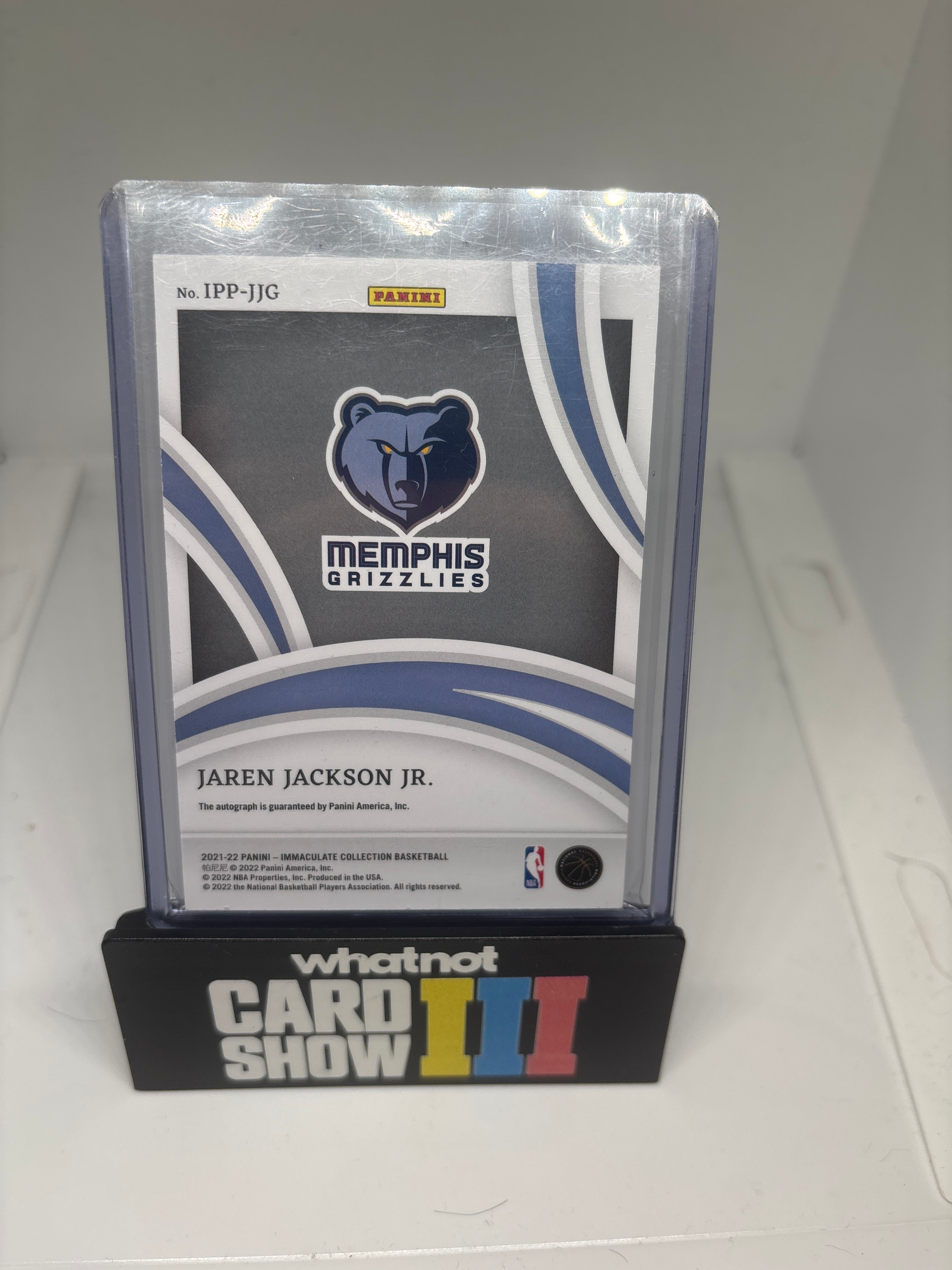 Jaren Jackson jr immaculate auto /25