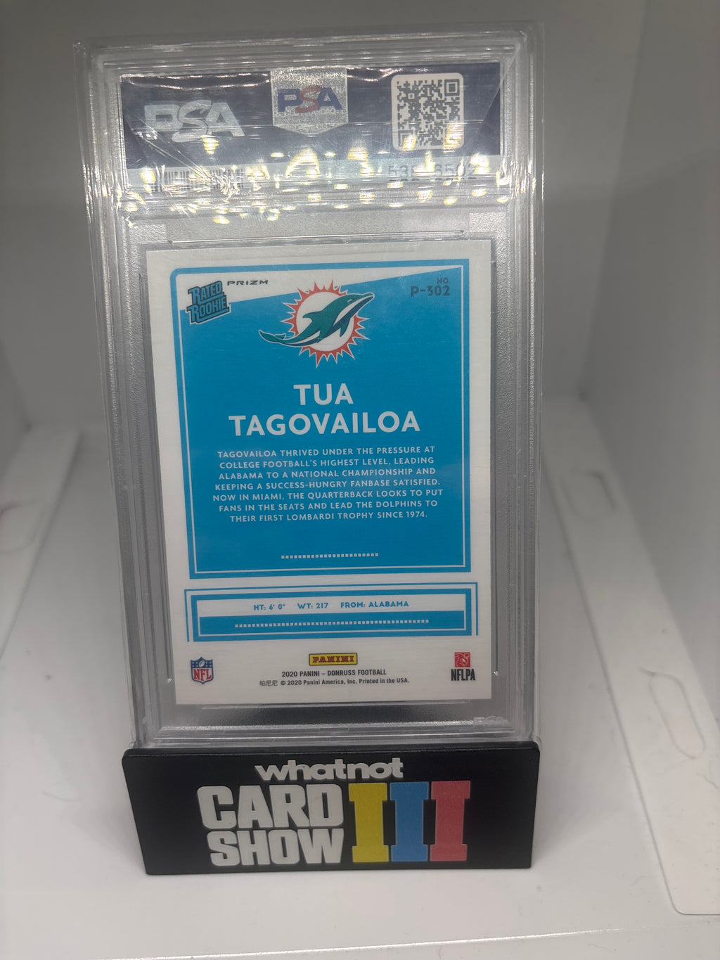 Tua tagovailoa optic pink psa 9