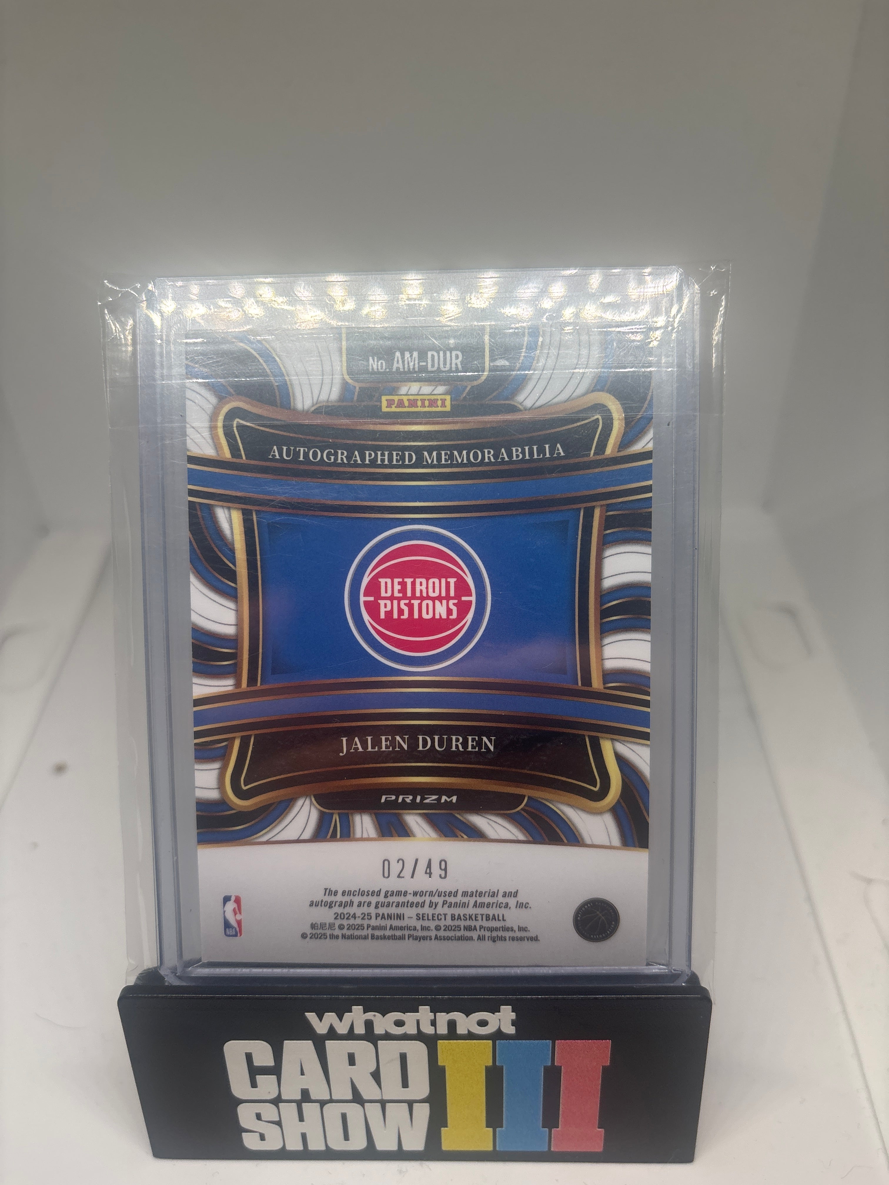 Jalen duren patch auto /49