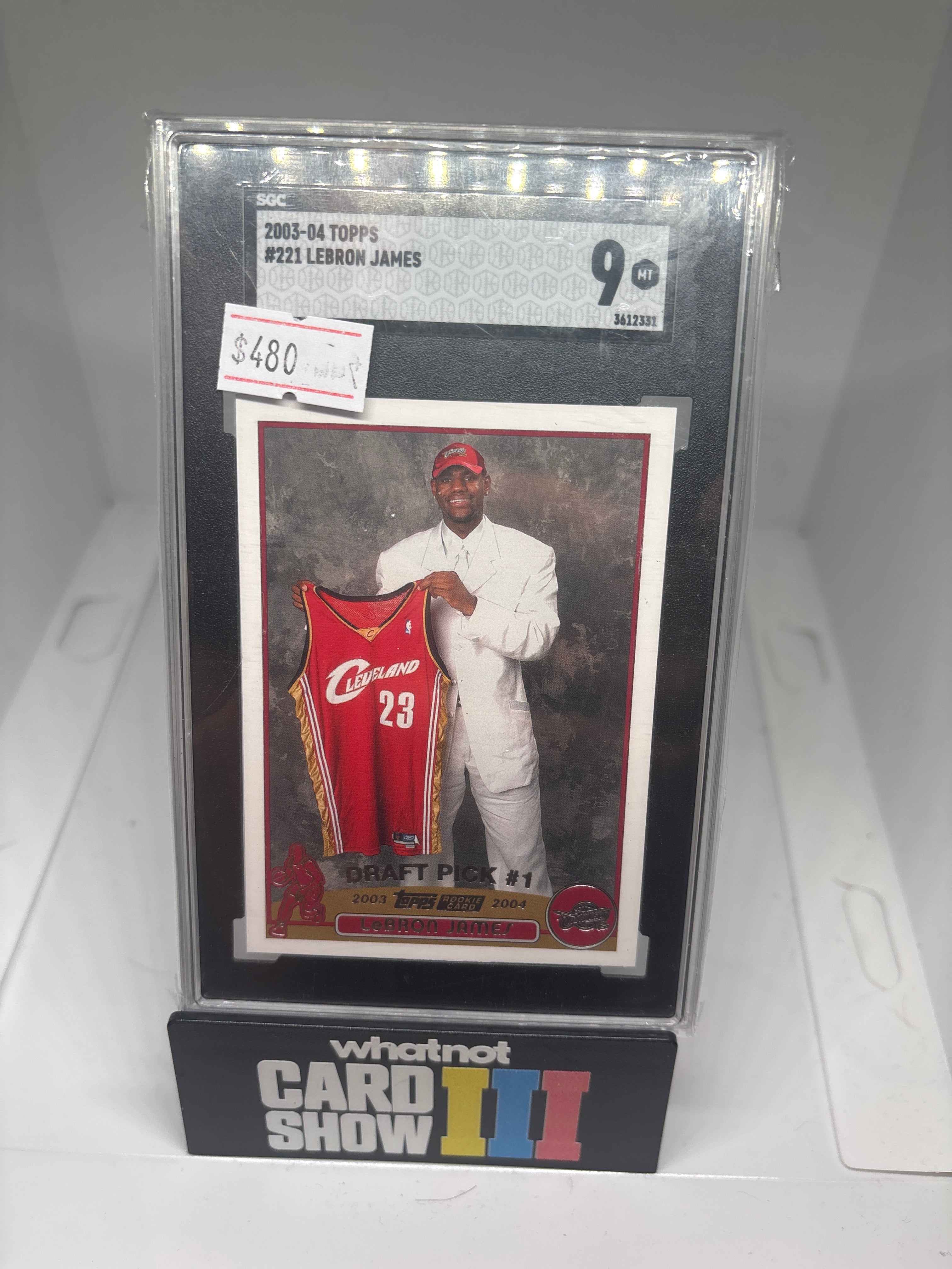 LeBron James rookie sgc 9